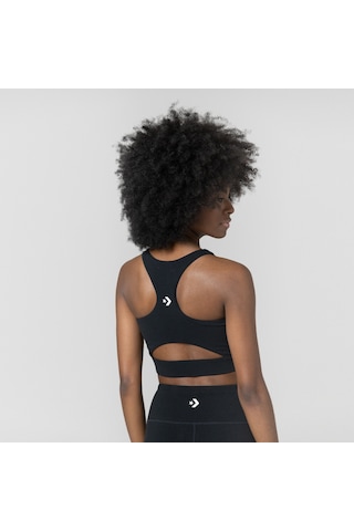 Converse Wordmark Kadın Siyah Bra Top