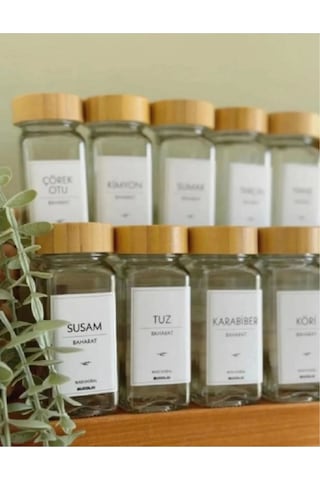 Mien Men 711908 Cam Baharat Seti 12 Li Çok Renkli