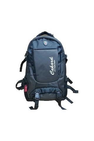 Büyük Boy Sırt Çantası Laptop Bölmeli 45lt Hacim 17.3 - 18" Lapto Siyah