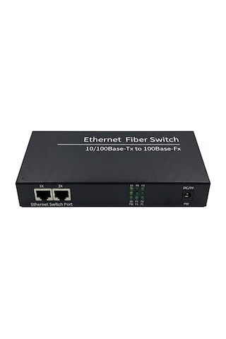 Fiber Optik+rj45 Medya Dönüştürücü 100m,6kanal Fibr,2 Rj45,25kmv