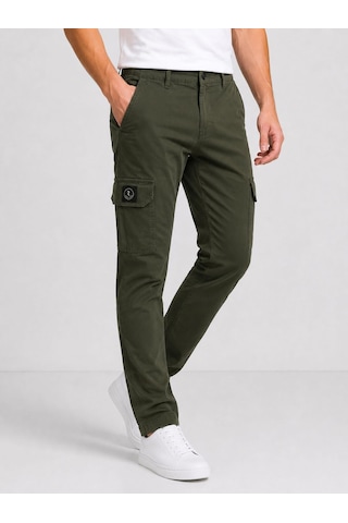 Remmy Boys Slım Fıt Erkek Likralı Kargo Pantolon 7745 haki