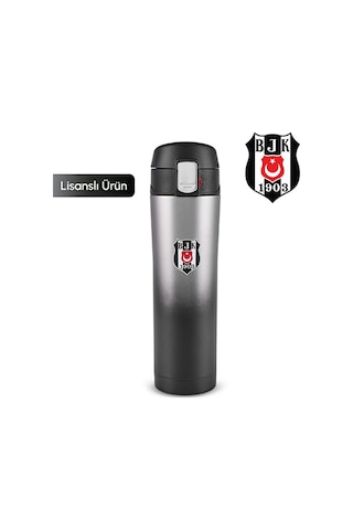 Karaca X Beşiktaş Çelik Sızdırmaz Termos Kutulu 450 Ml Gümüş