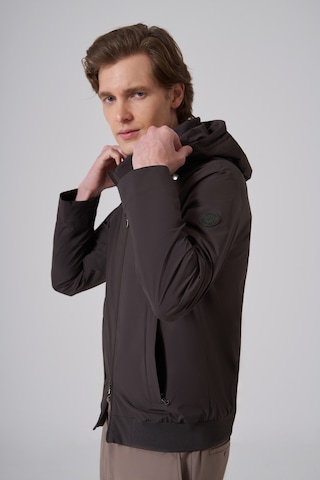Morven Erkek Haki Trend Polyester Kapüşonlu Bomber Mont 26ks024011710 Haki