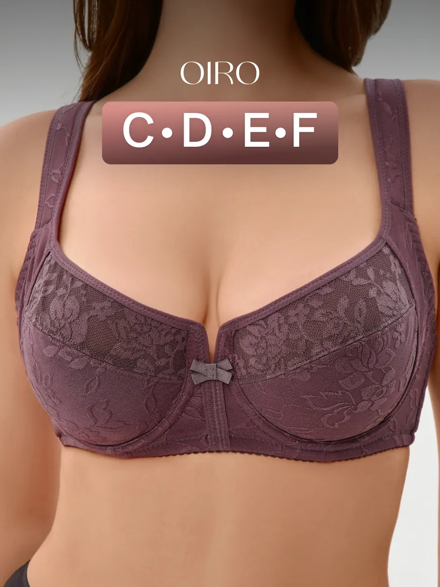 Oıro Dantel Sütyen Büyük Beden 420926440 Violet