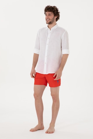 U.s. Polo Assn. Erkek Kırmızı Deniz Şortu 50300020-vr213 Rısk Red