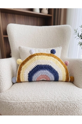 Lucky Rainbow Cushion Yastık Çok Renkli