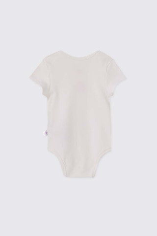 Panço Liberty Kumaş Yenidoğan Kısa Kollu Ekru Body Krem 5611GN03004