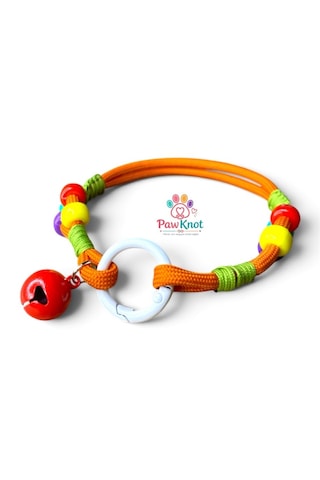 Tutti Frutti Evcil Hayvan Kedi/köpek Kolyesi Turuncu - Yeşil