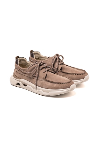 Sneaker Erkek Og-2410 John May 923-144 Gri Havlu Nbk-kahve Marsel