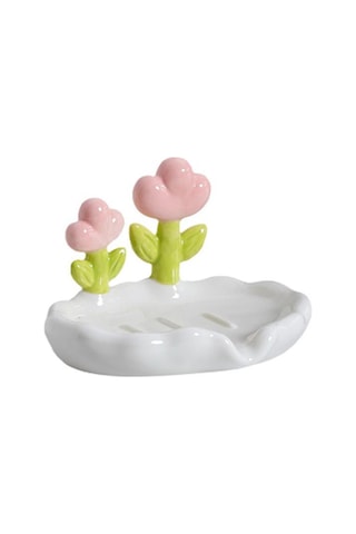 Yaratıcı Sevimli Çiçek Pp Sabun Kutusu Ev Sabunu Tahliye Yıkama Tutucu Banyo Ev İçin Diğer