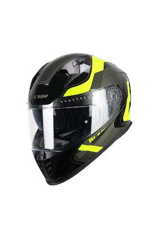 Cgm 311R Blast Race Kapalı Kask Sarı Siyah