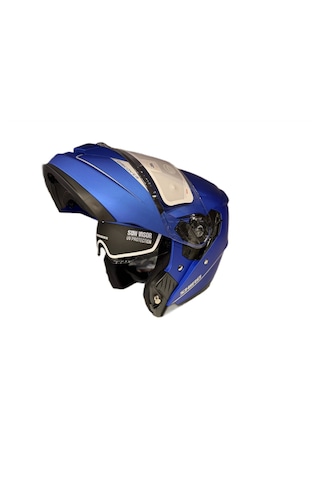 Shiro Discover Sv Çene Açılır Kask Mat Mavi