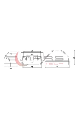 Universal Microstra Ms1 Plakalık Lamba Mavi 710403