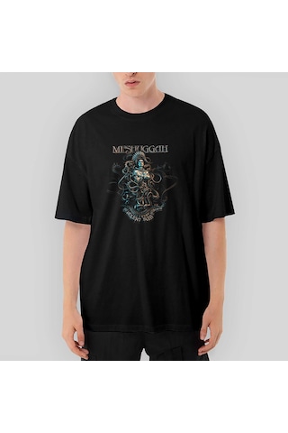 Meshuggah The Violent Sleep Of Reason Oversize Siyah Tişört Siyah