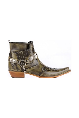 Footcourt Oliv Erkek Kovboy Bot (Western) Yeşil