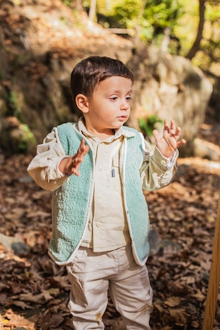 Luckka Heritage Puffy Astarlı Peluş Bebek Çocuk Yelek - Wellsoft Yelek - Ztpufyelek Yeşil