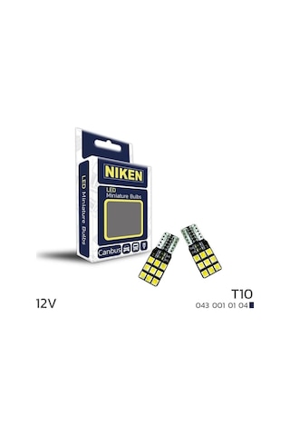 Niken T10 Led Park Ampulü 18 Ledli 12v Niken T10 Led Park Ampulü 18 Ledli 12v