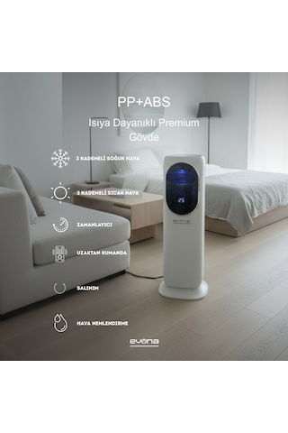 Dört Mevsim Kule Tipi Premium Elektronik Isıtıcı & Soğutucu Modern Ve Şık Tasarım