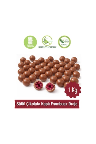 Milat Sütlü Çikolata Kaplı Frambuaz Draje Milat Sütlü Çikolata Kaplı Frambuaz Draje