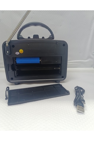 Radyo Ses Bombası Usb Tf Aux Bluetooth Hoparlör Tws Bağlantı - Kahverengi- Tek Ebat
