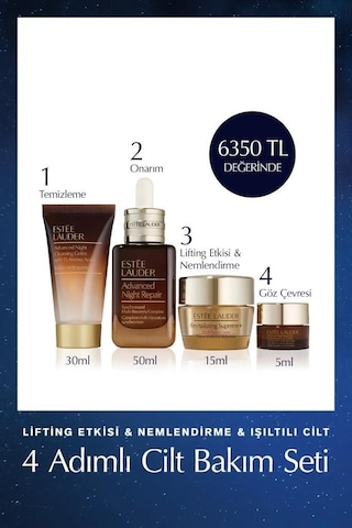 Estee Lauder Nightly Renewal Yüz Bakım Seti