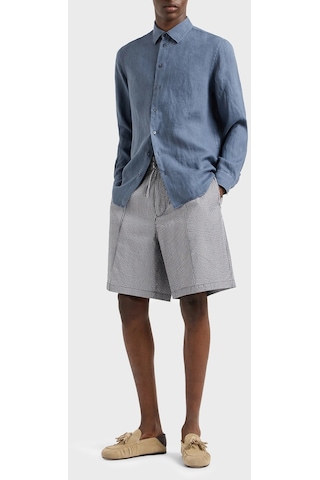 Emporio Armani Erkek Gömlek E31sm0 010f1 920 Lacivert