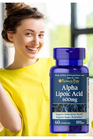 Puritans Pride Alpha Lipoic Acid 600 Mg, 60 Caps