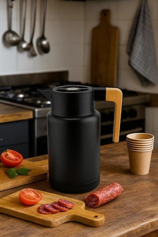 Bambum Yasuo - Çelik Termos Siyah 2.0l Siyah