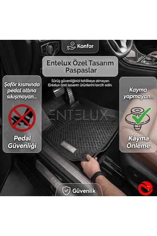 Bmw X1 20i Sdrive 2026 İle Uyumlu Tpe 3d Premium Paspas Seti