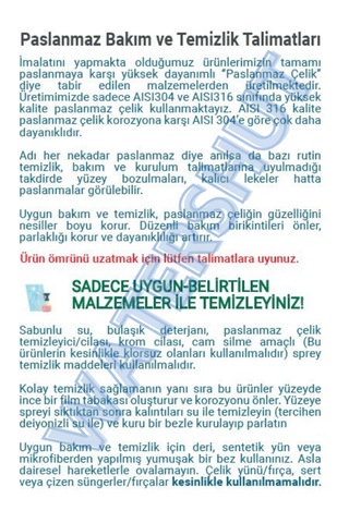 Watershut Havuz Merdiven Ankrajı 304 Kalite Paslanmaz Çelik 2 Ad