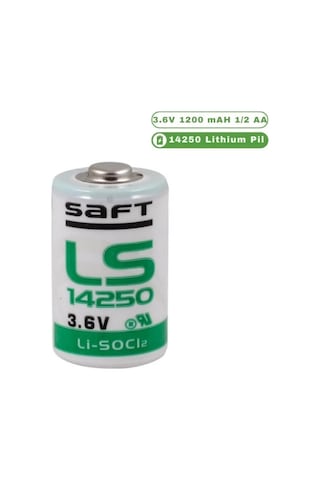Saft Ls14250 - 1/2 Aa 3.6v Li-socı2 Lithium Pil
