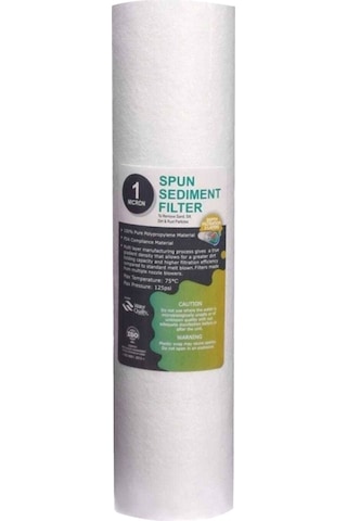 Açık Kasa Su Arıtma Cihazı 5'li Aşamalı Filtre Seti Çift Spun Eco