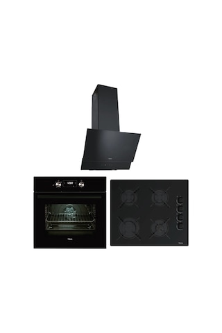Teka Chef 5 HAK 625 BK - GBE 64002 KB - ATV 60 Siyah Ankastre Set