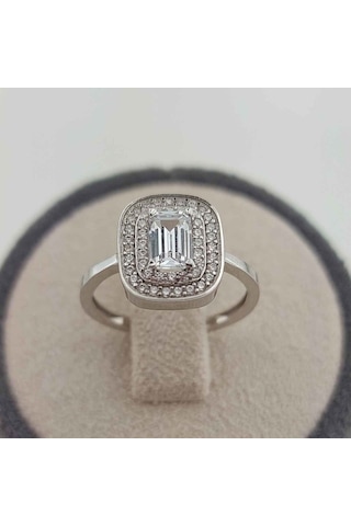 Altınbeyı Baget Taşlı Altın Yüzük 14 Ayar 2.31 Gram Abyyzk0145