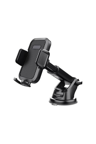 Primepickings Siyah 2'li 1 Arada Güçlü Emişli Araç İçin Telefon Tutucu Tüm Telefonlar İçin Yıkanabilir