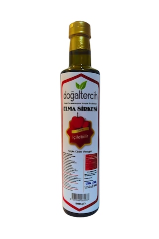 Doğaltercih İçilebilir Doğal Fermantasyon Elma Sirkesi 500 Ml