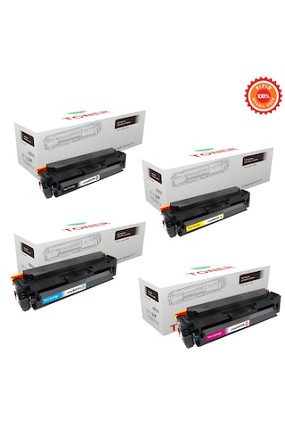 Cf400 4 Lü Renkli Uyumlu Toner Set Hp Color Laserjet Pro M252dw M277dw M252n M277n Uyumlu