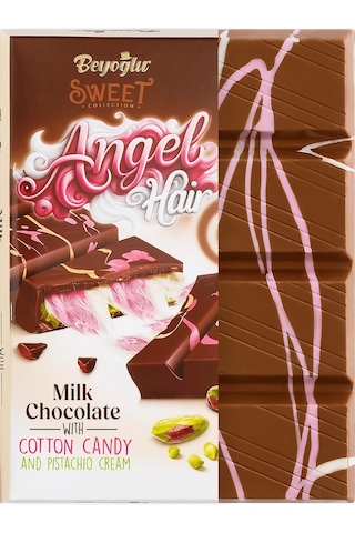 Beyoğlu Angel Hair Antep Fıstıklı Ve Sütlü Çikolata 170 Gr 2 Li Karma Set