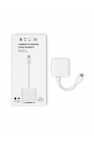 Type C Usb 3.1 To Sd Card Reader Kart Okuyucu Dönüştürücü Typ-c To Sd Kart Tf Hafıza Kartı