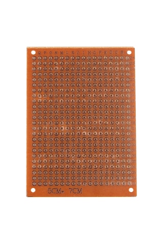 5x7 Cm Universal Delikli Pertinaks Pcb Devre Kartı Bakalit - Tek Taraflı Bakır Kaplama