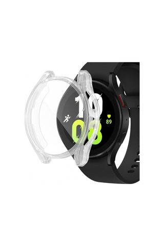 Samsung Uyumlu Galaxy Watch 5 40mm Silikon Tpu Kasa Ve Ekran Koruyucu Zore Watch Gard 15