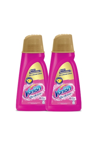 Vanish Oxi Action Deterjan ve Leke Çıkarıcı Sıvı Renkliler 1 L x 2