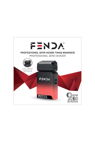 Fenda Profesyonel Sıfır Kesim Tıraş Makinesi Mavi Fndsklks0007rd