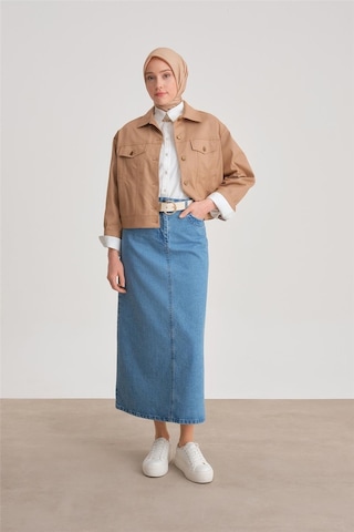 Armine Kısa Denim Ceket 24y5405 Camel-camel Camel
