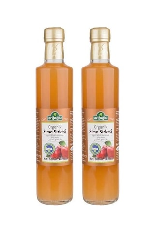 Arifoğlu Organik Elma Sirkesi Cam 2 x 500 ML