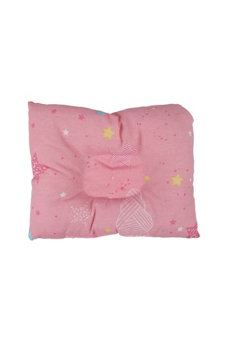 Unisex Pembe Renkli Yıldız Desenli Emzirme Yastığı