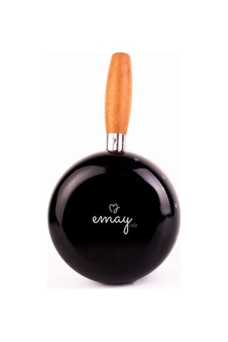 Star Emaye Yıldız Desenli Tava 16cm 1,3 Litre Bej