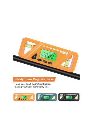 Dijital Makaralı Torpido Seviye Proktörü Abs 90 Derece Turuncu