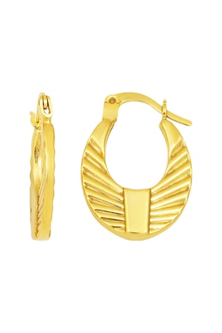 Bilezikci Vintage Altın Halka Küpe Sarı Altın