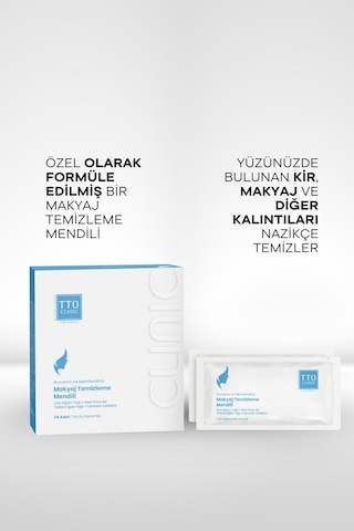 Tto Clinic Makyaj Temizleme Mendili 24'lü